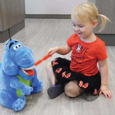 Jackson Patient Learning About Dental Health