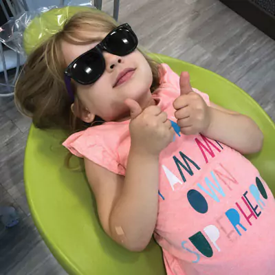 General Anesthesia Dentistry Jackson Patient Two Thumbs Up